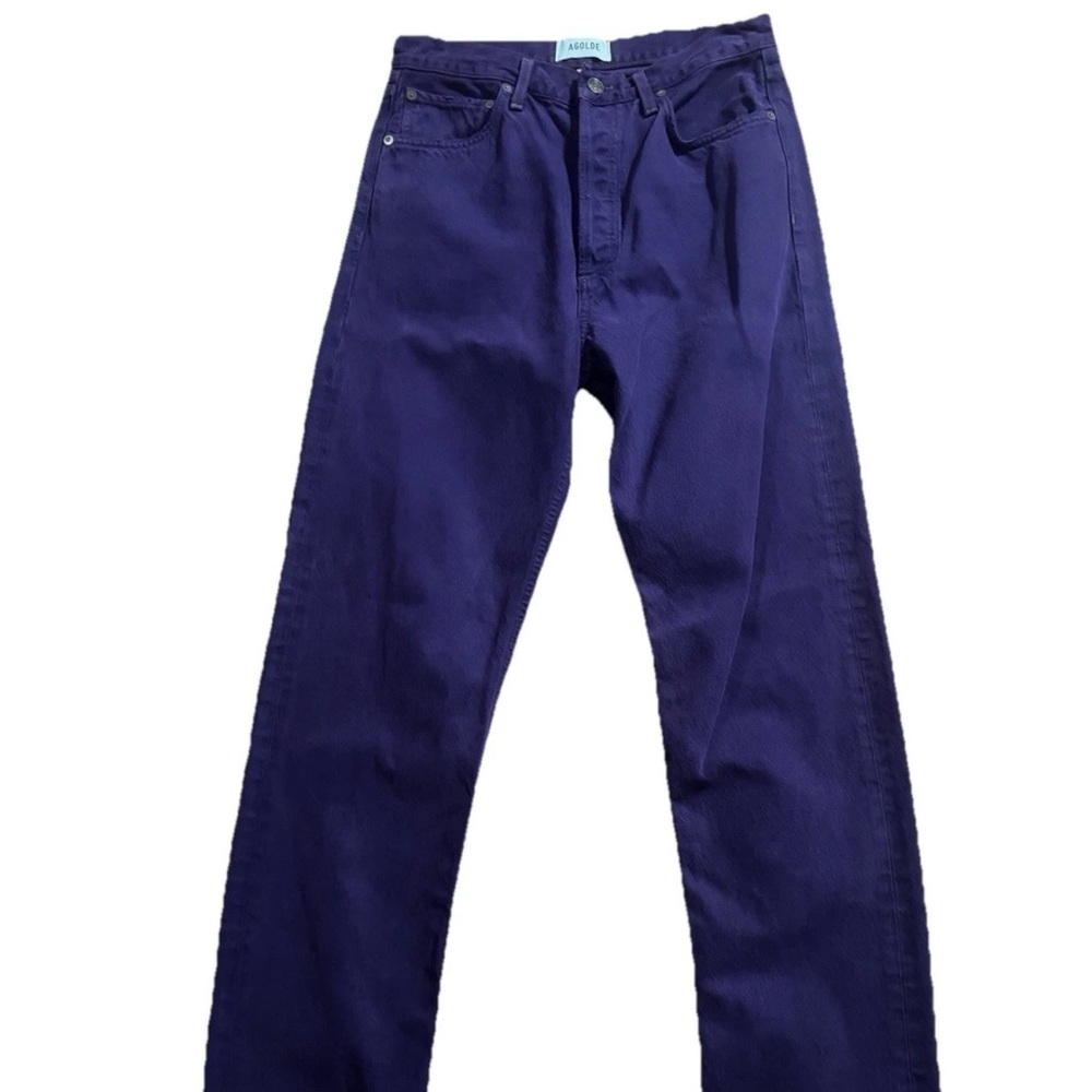 NWT Women’s AGOLDE 90s Jean 32”  Blue Violet Jeans Size 27